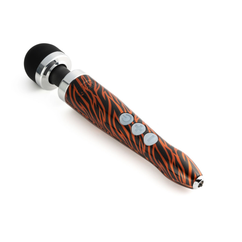 Вібромасажер DOXY Die Cast 3R TIGER, потужний, живлення 220В, металевий корпус