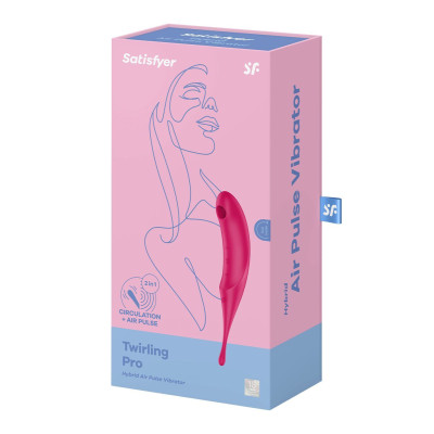 Вакуумний стимулятор Satisfyer Twirling Pro Red