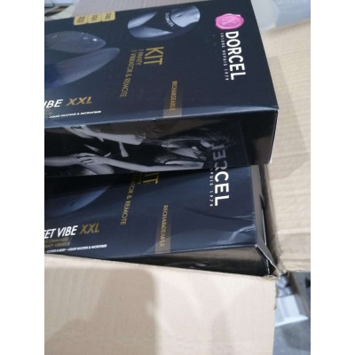 Вібратор в трусики Dorcel DISCREET VIBE XXL, підігрів та пульт дистанційного керування, трусики в комплекті (м'ята упаковка)