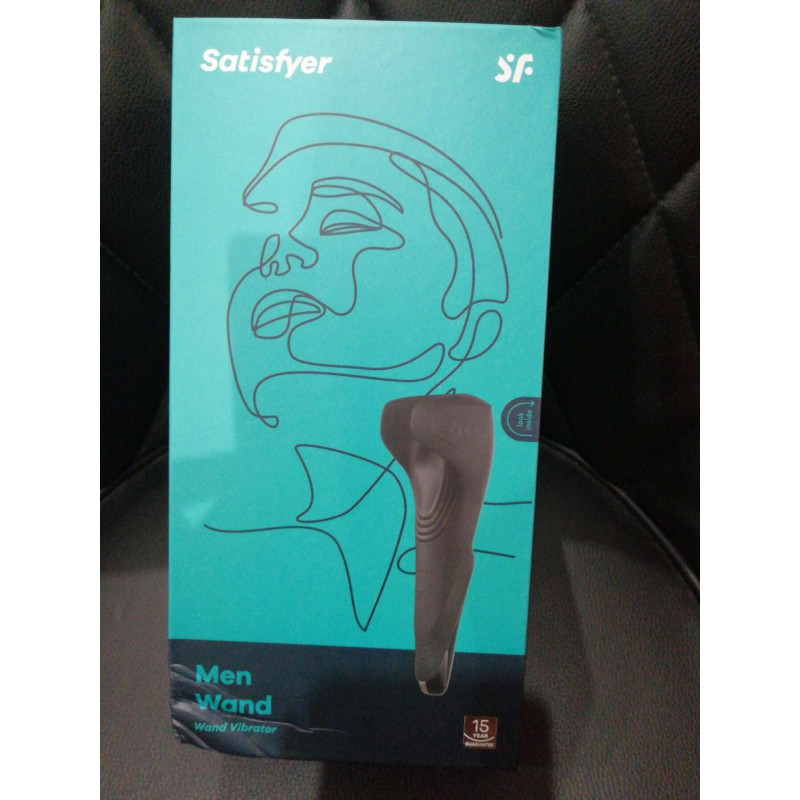 Мастурбатор Satisfyer Men Wand, багатофункціональний, відмінно для пар, вібро-мінет (м'ята упаковка)