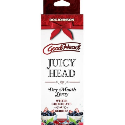 Зволожуючий спрей оральний Doc Johnson GoodHead – Juicy Head – White Chocolate and Berries (Білий шоколад та ягоди) 59 мл