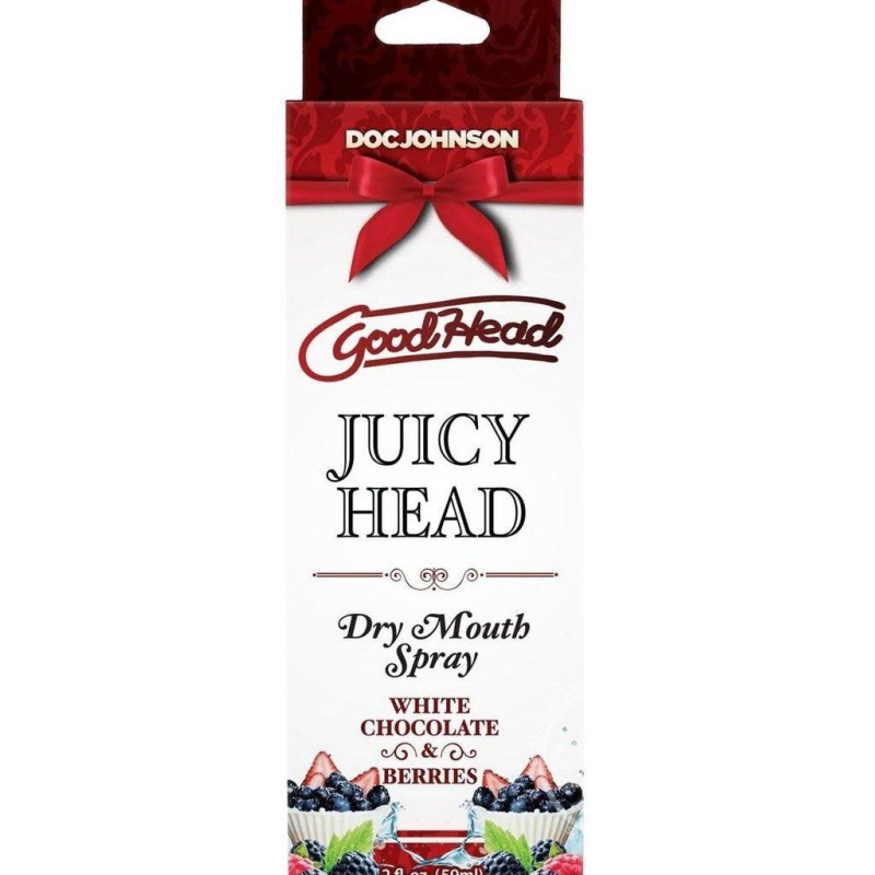 Зволожуючий спрей оральний Doc Johnson GoodHead – Juicy Head – White Chocolate and Berries (Білий шоколад та ягоди) 59 мл