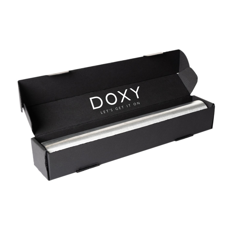 Вібромасажер DOXY Die Cast 3R Blue Flame, дуже потужний, живлення 220В, металевий корпус