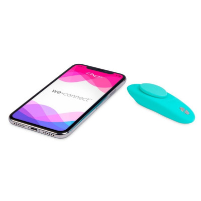 Смарт-вібратор у трусики We-Vibe Moxie Aqua з пультом ДУ