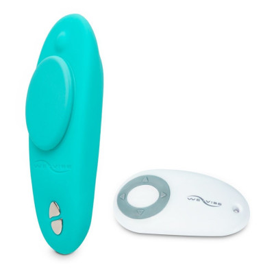 Смарт-вібратор у трусики We-Vibe Moxie Aqua з пультом ДУ