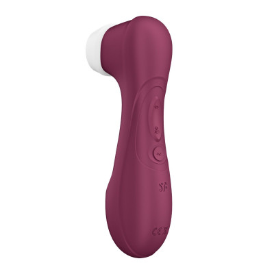 Вакуумний кліторальний стимулятор Satisfyer Pro 2 Generation 3 з керуванням через застосунок і технологією Liquid Air Wine Red