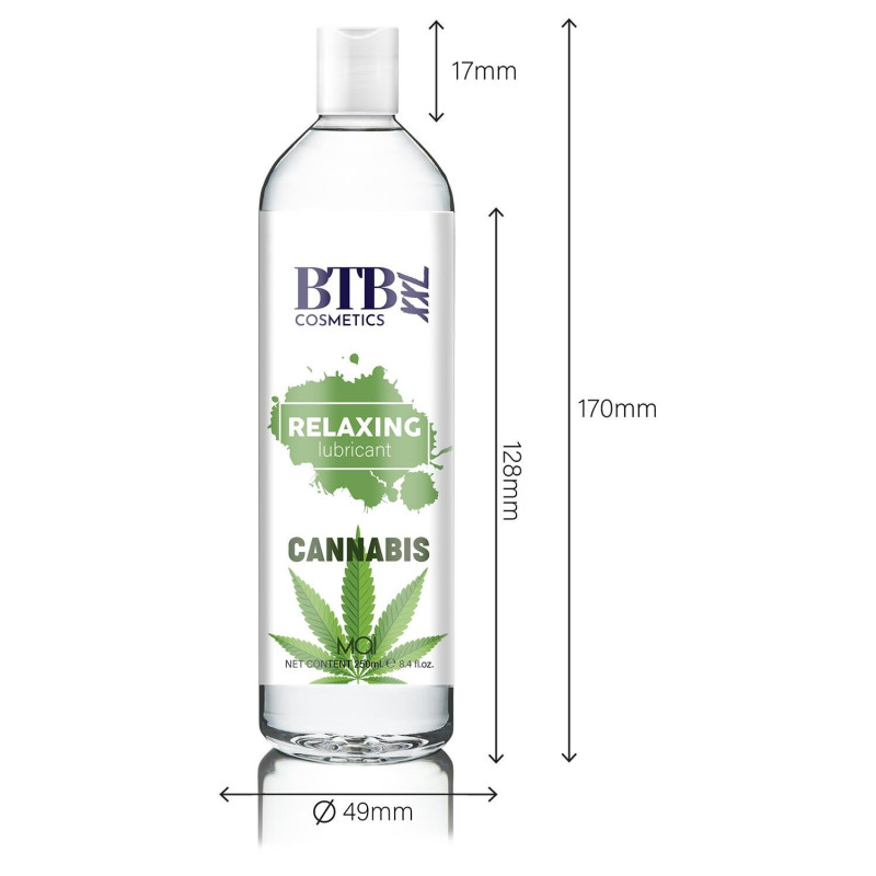 Лубрикант на водній основі BTB FLAVORED CANNABIS (250 мл)