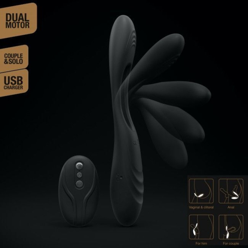 Вібратор для пар Dorcel MULTI JOY з пультом дистанційного керування (м'ята упаковка)