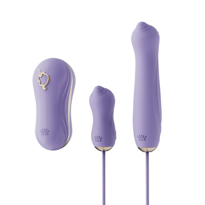 Набір 3 в 1 Zalo - UNICORN Set Violet, віброяйце, пульсатор, вакуумний стимулятор