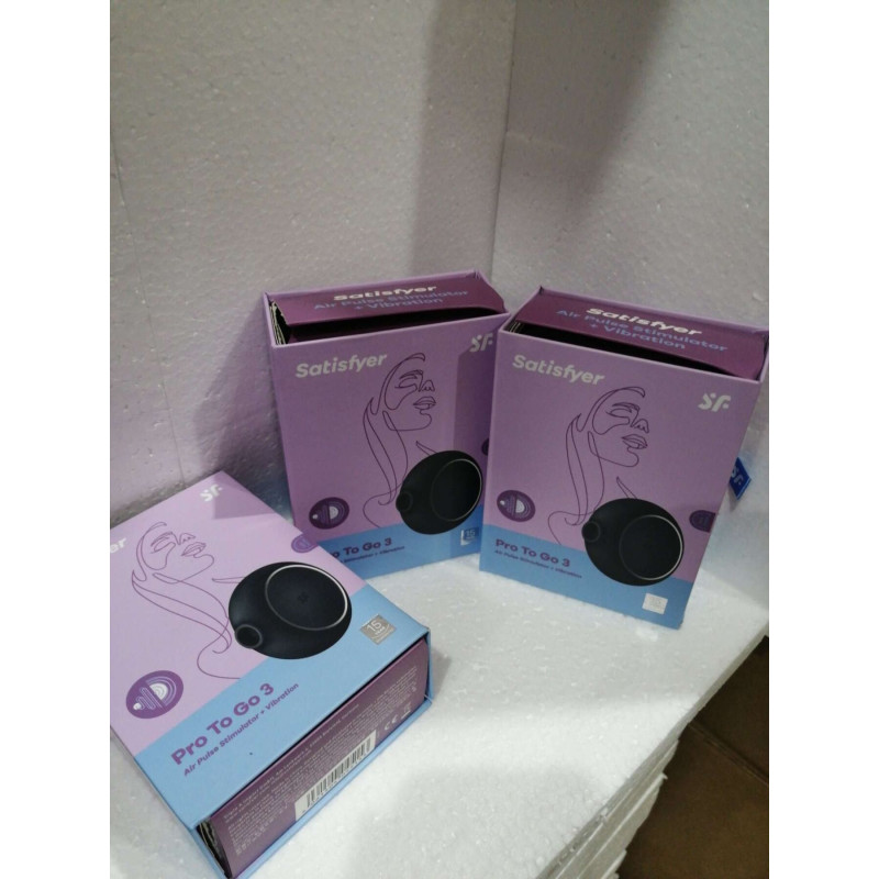 Вакуумний стимулятор Satisfyer Pro To Go 3 Black (м'ята упаковка)