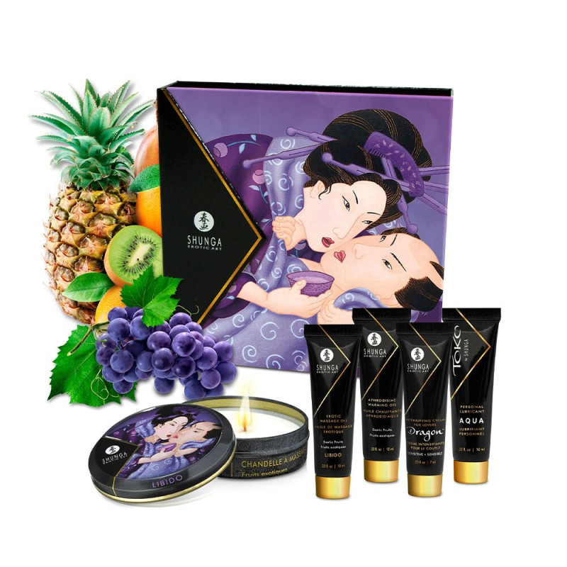 Подарунковий набір Shunga GEISHAS SECRETS - Exotic Fruits: для шикарної ночі вдвох