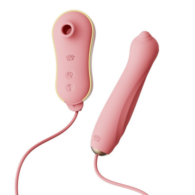 Набір 3 в 1 Zalo - UNICORN Set Pink, віброяйце, пульсатор, вакуумний стимулятор