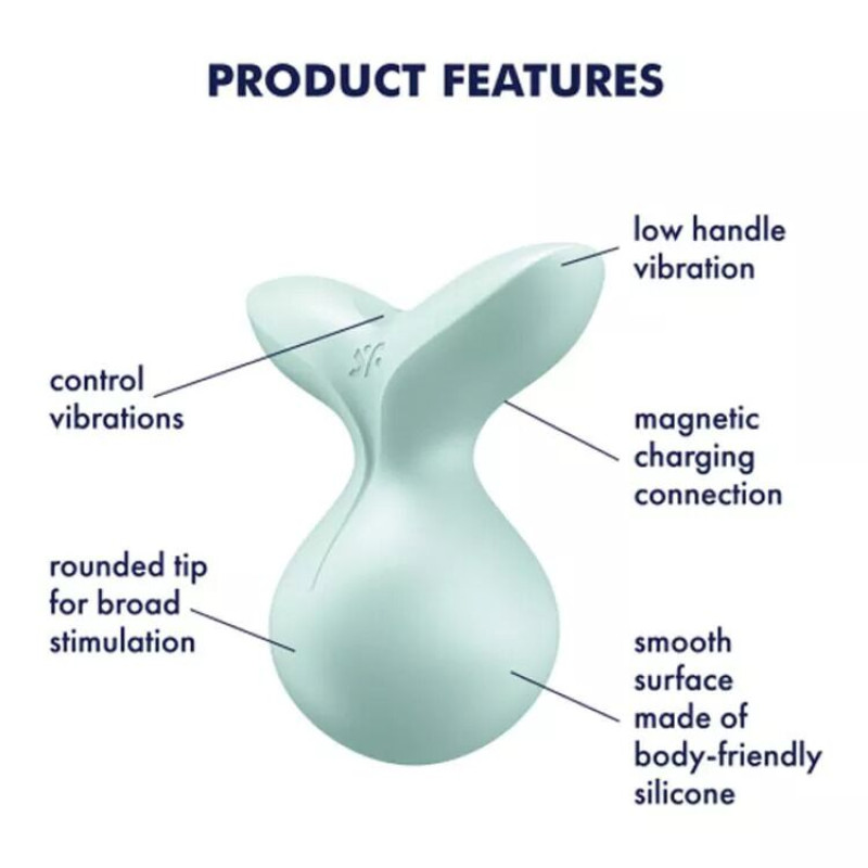 Вібратор Satisfyer Viva la Vulva 3 Mint