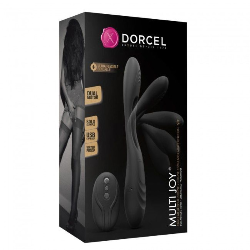 Вібратор для пар Dorcel MULTI JOY з пультом дистанційного керування (м'ята упаковка)