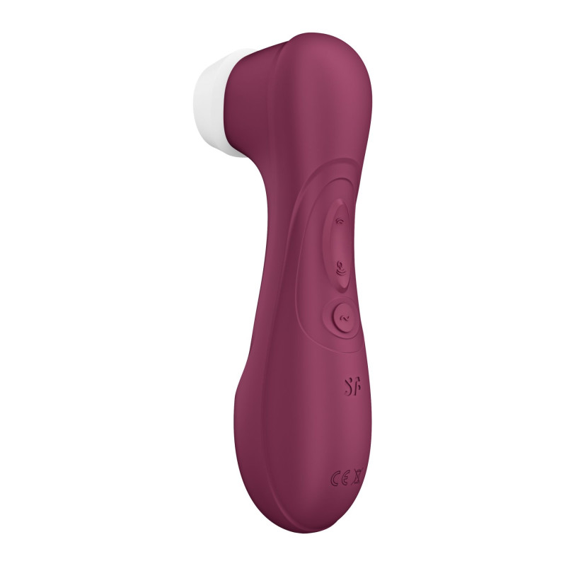 Вакуумний кліторальний стимулятор Satisfyer Pro 2 Generation 3 з технологією Liquid Air Wine Red