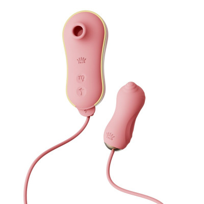 Набір 3 в 1 Zalo - UNICORN Set Pink, віброяйце, пульсатор, вакуумний стимулятор