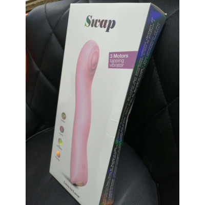 Вібратор Love To Love SWAP - BABY PINK з пульсуючою перлиною для точки G(м'ята упаковка)