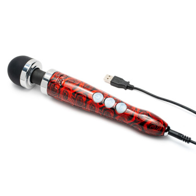 Вібромасажер DOXY Die Cast 3R ROSE PATTERN, дуже потужний