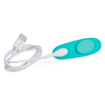 Смарт-вібратор у трусики We-Vibe Moxie Aqua з пультом ДУ
