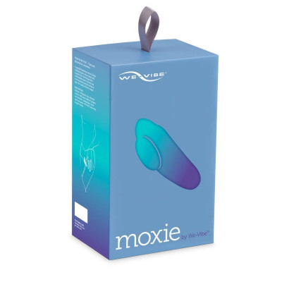 Смарт-вібратор у трусики We-Vibe Moxie Aqua з пультом ДУ