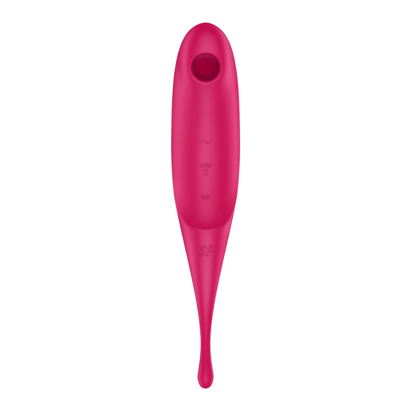 Вакуумний стимулятор Satisfyer Twirling Pro Red
