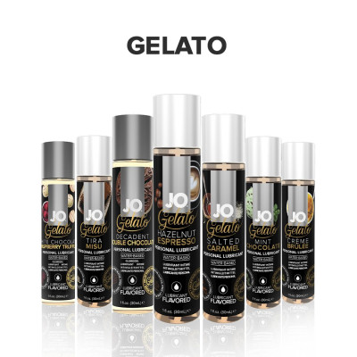 Їстівний лубрикант JO GELATO Еспресо з фундуком (120мл) без цукру (термін до 11.2023)