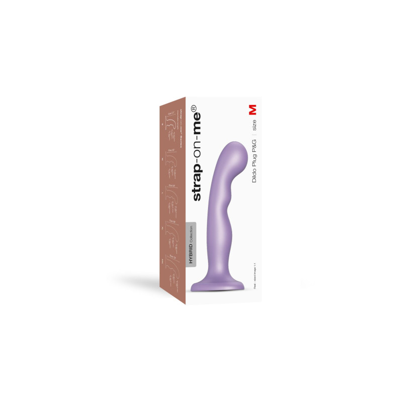 Насадка для страпону Strap-On-Me DILDO PLUG P&G LILAS METALLIC - M