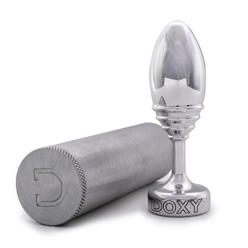 Анальна пробка DOXY Butt Plug RIBBED