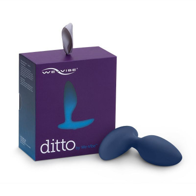Анальна смарт-вібропробка We-Vibe Ditto Moonlight Blue з пультом ДУ