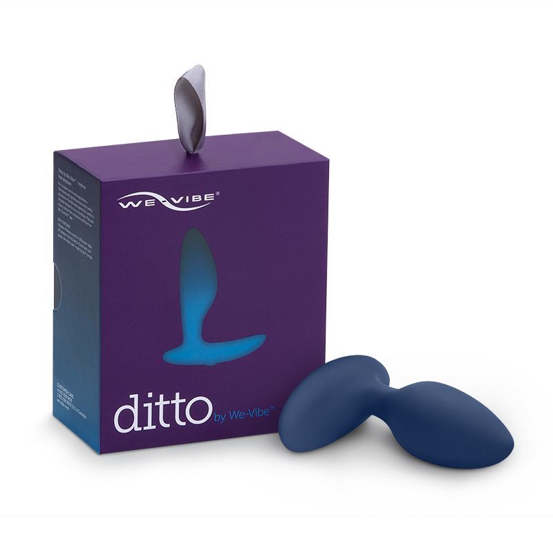 Анальна смарт-вібропробка We-Vibe Ditto Moonlight Blue з пультом ДУ