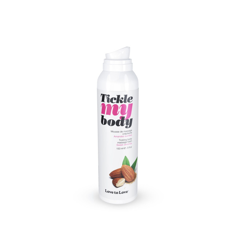 Масажна піна Love To Love TICKLE MY BODY - Солодкий мигдаль (150 мл), зволожуюча