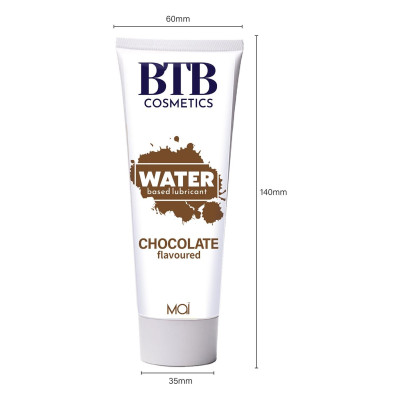 Лубрикант на водній основі BTB FLAVORED CHOCOLAT з ароматом шоколаду (100 мл)