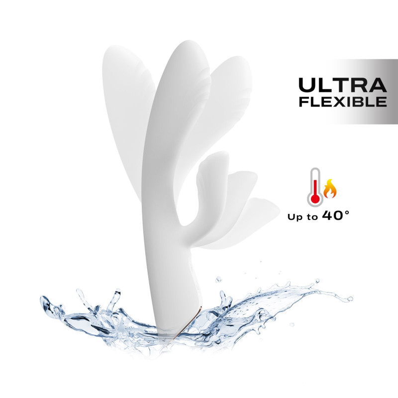 Вібратор-кролик Dorcel FLEXI RABBIT WHITE (м'ята упаковка)