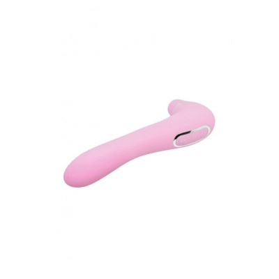 Вакуумний стимулятор з вібрацією Wooomy Smoooch Pink Clitoral Suction
