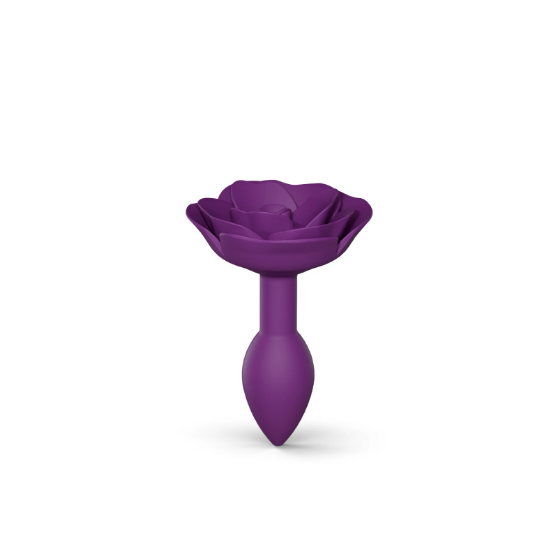 Анальна пробка Love To Love OPEN ROSES S SIZE - PURPLE RAIN (діаметр 3 см) (м'ята упаковка)