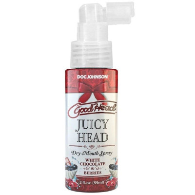 Зволожуючий спрей оральний Doc Johnson GoodHead – Juicy Head – White Chocolate and Berries (Білий шоколад та ягоди) 59 мл Зволожуючий спрей оральний Doc Johnson GoodHead – Juicy Head – White Chocolate and Berries (Білий шоколад та ягоди) 59 мл