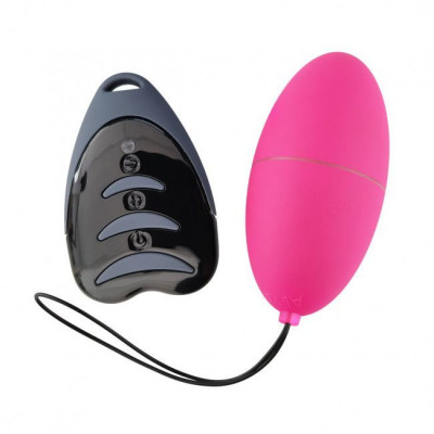 Віброяйце Alive Magic Egg 3.0 Pink з пультом дистанційного керування, на батарейках Віброяйце Alive Magic Egg 3.0 Pink з пультом дистанційного керування, на батарейках