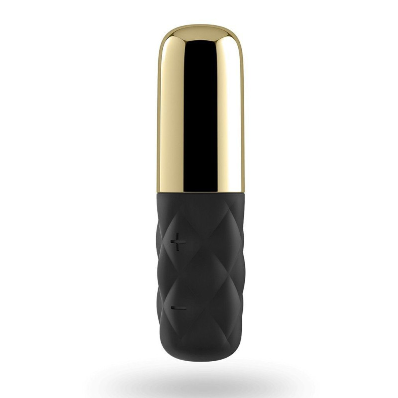 Потужний міні-вібратор Satisfyer Mini Lovely Honey Gold зі знімним ковпачком, 15 режимів роботи
