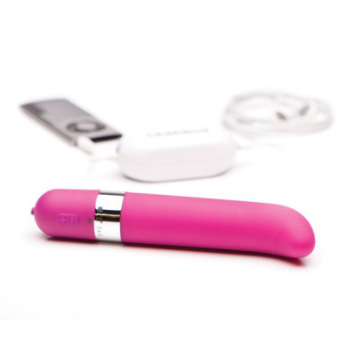 Музичний вібратор OhMiBod - Freestyle: G Music Pink, стимуляція точки G, бездротовий