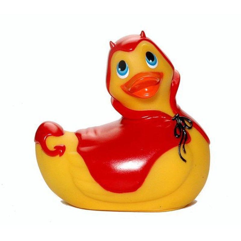 Вібромасажер качечка I Rub My Duckie - Red Devil (BIG)