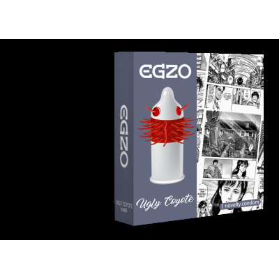 Насадка на член EGZO Uglu Coyot (презерватив з вусиками)