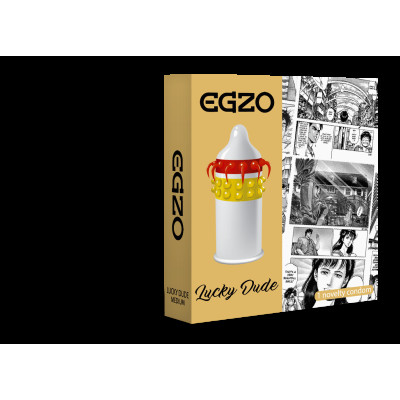 Насадка на член EGZO Lucky Dude (презерватив з вусиками)