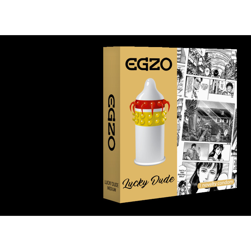 Насадка на член EGZO Lucky Dude (презерватив з вусиками)