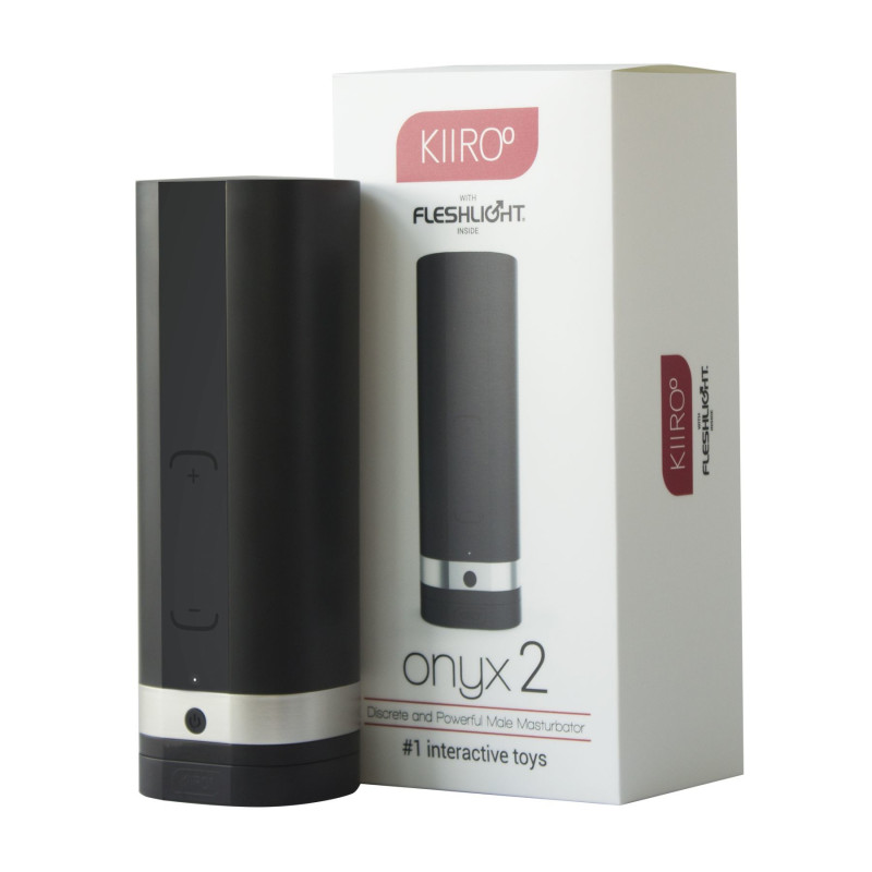 Інтерактивний мастурбатор Kiiroo Onyx 2, 10 стискаючих кілець, не треба рухати, теледільдоніка