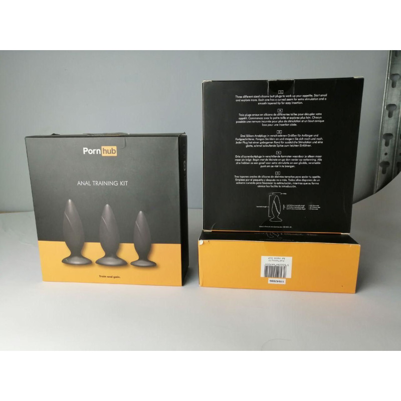 Набір анальних пробок Pornhub Anal Training Kit (незначні дефекти пакування)