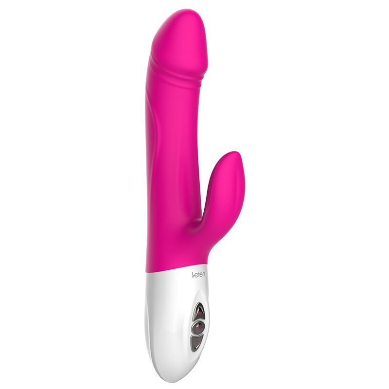 Пульсатор-кролик Leten Vibrator Realistic з підігрівом і вібрацією клиторального відростка