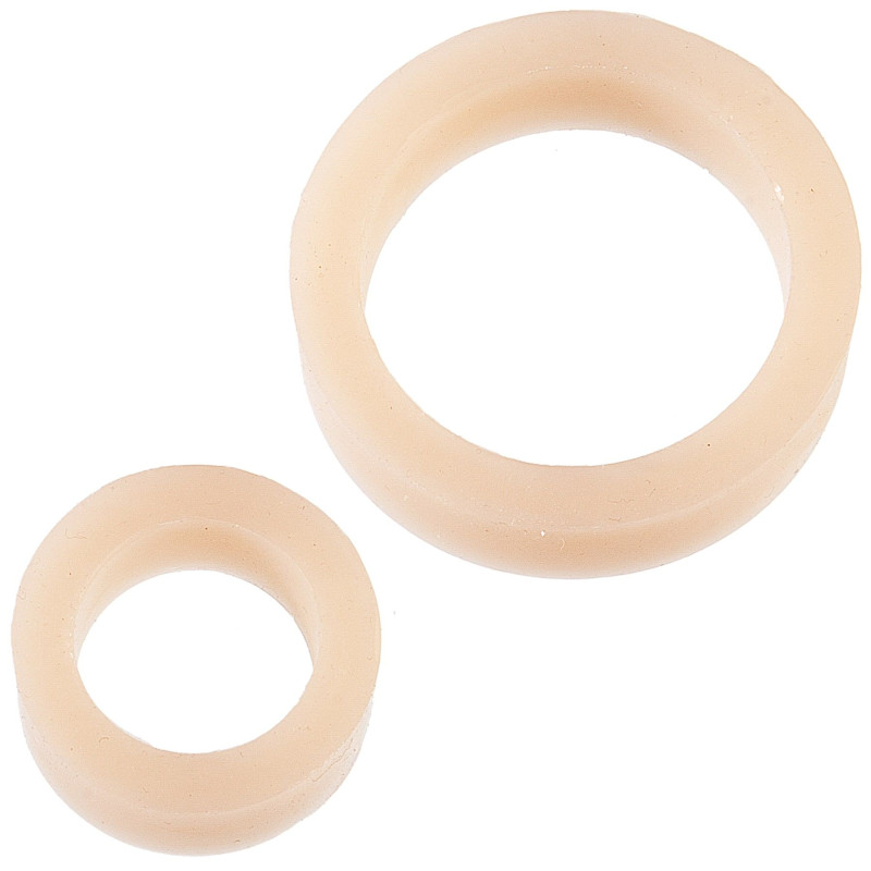 Набір ерекційних кілець Doc Johnson Platinum Premium Silicone - The C-Rings - White