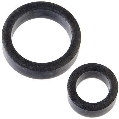 Набір ерекційних кілець Doc Johnson Platinum Premium Silicone The C-Rings Charcoal (пом'ята упаковка)