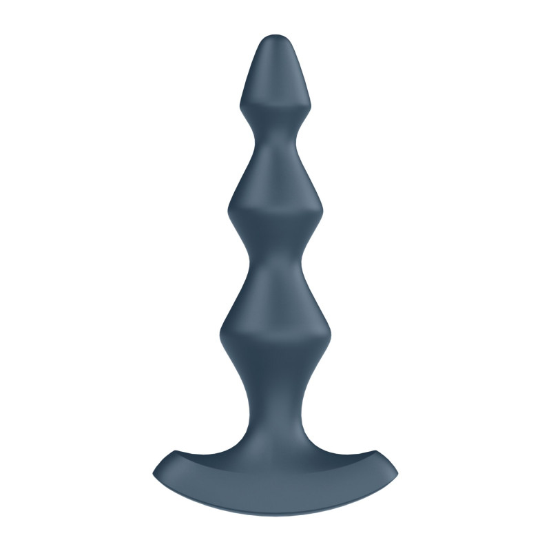 Анальний стимулятор-намистини з двома моторами Satisfyer Lolli-Plug 1 (dark teal)