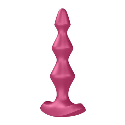 Анальний стимулятор-намистини з двома моторами Satisfyer Lolli-Plug 1 (Berry)